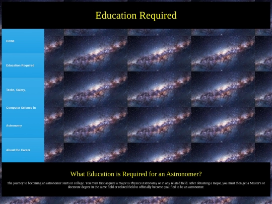 finalproject/educationrequired screenshot