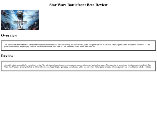 firstwebpage screenshot