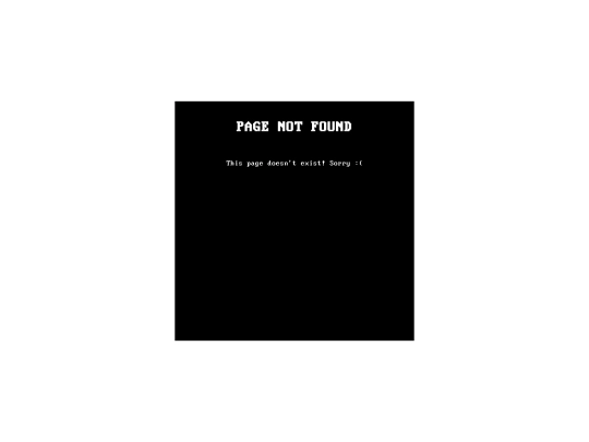 not_found screenshot