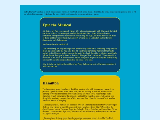 musicals screenshot