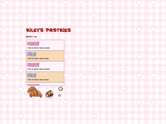 blog/updates screenshot