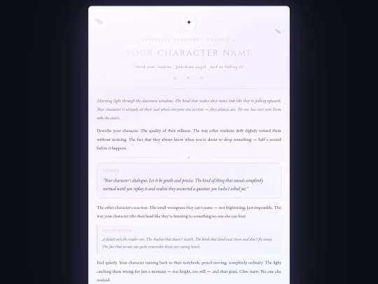 Templates/Angelic screenshot