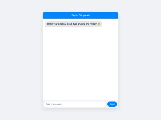 text ones/simple-ai screenshot