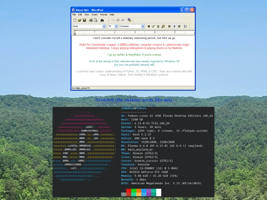 about/aboutme screenshot