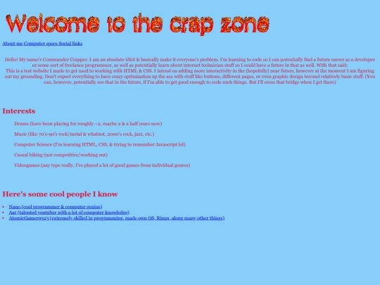 oldProjects/oldCrapperWebsite/CrapperWebsite screenshot
