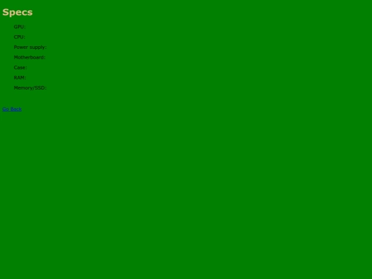 oldProjects/oldCrapperWebsite/Specs screenshot
