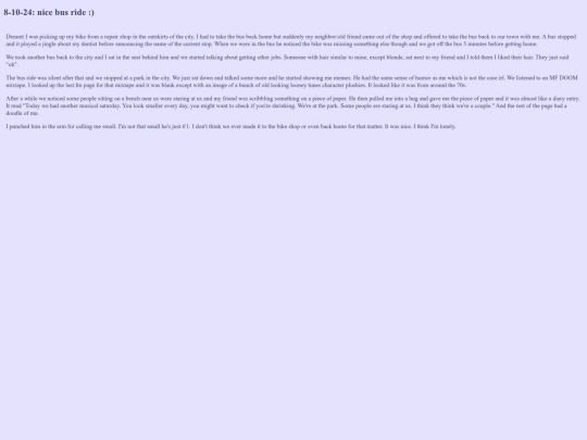 dreamjournal/biketrip screenshot