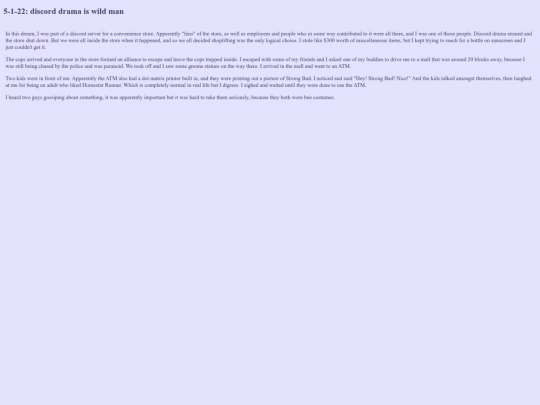 dreamjournal/conveniencestore screenshot
