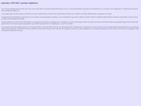dreamjournal/demonschool screenshot