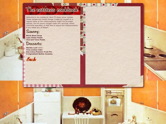 recipes screenshot