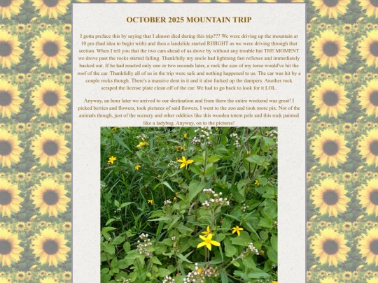 traveldiary/october25 screenshot