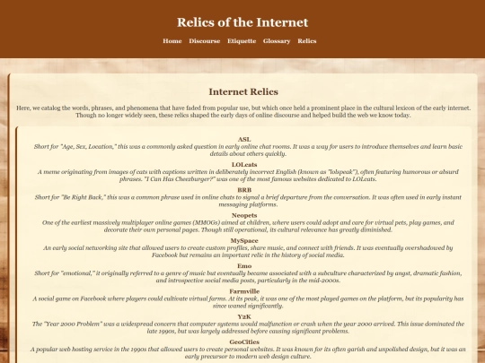 relics screenshot