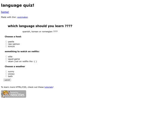 language_quiz screenshot