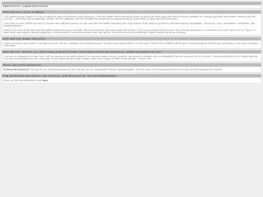 faq screenshot