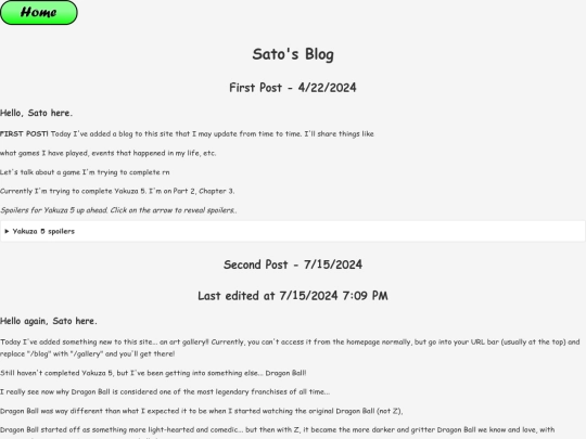 blog screenshot