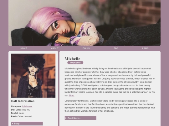 characters/michelle screenshot