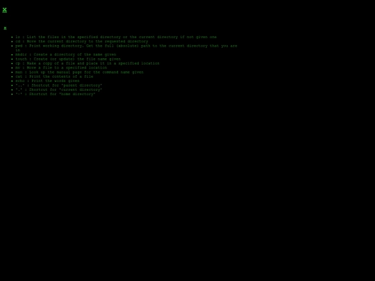index screenshot