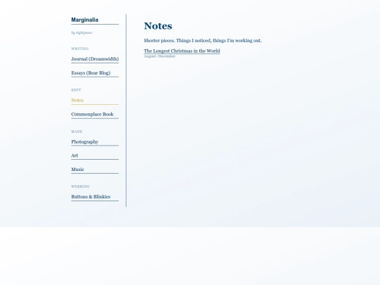 notes screenshot