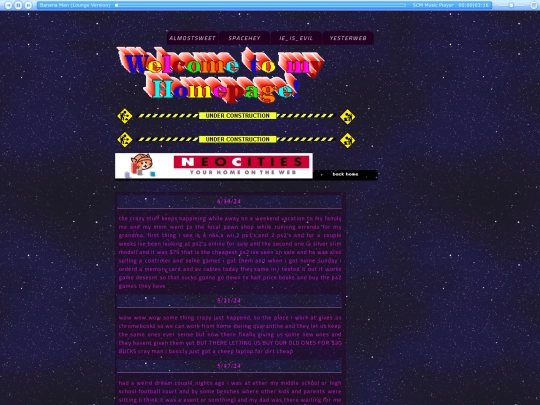 blog screenshot