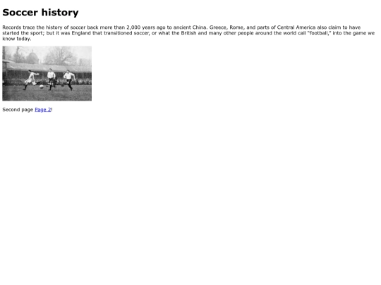 SubPage screenshot
