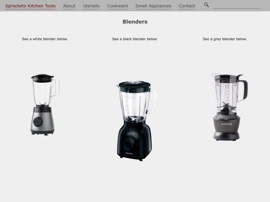 appliances/blenders screenshot