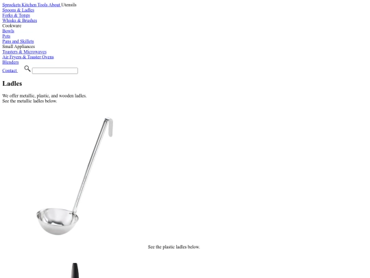 utensils/spoonsandladles screenshot