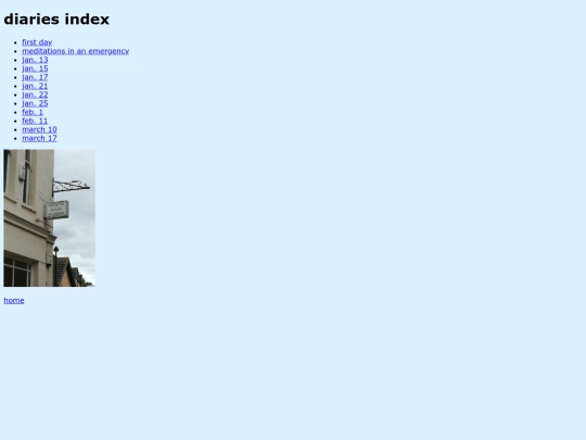 diaries screenshot