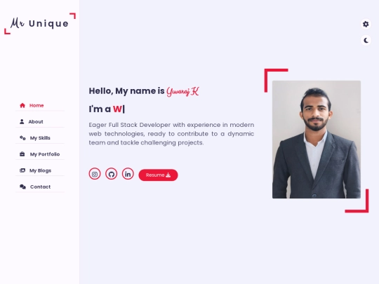 Portfolio screenshot