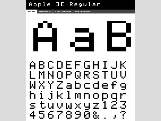 applefont/apple_-demo screenshot