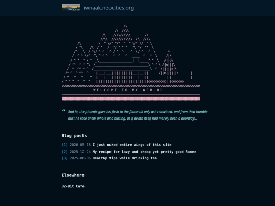 blog screenshot