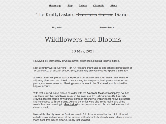 blog/posts/2025-05-13-Wildflowers-and-Blooms screenshot