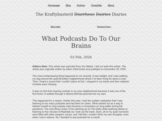blog/posts/2026-02-03-What-Podcasts-Do-To-Our-Brains screenshot