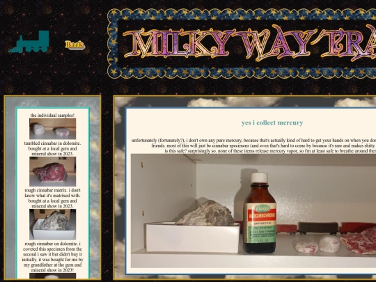 webmaster/collections/mercury screenshot