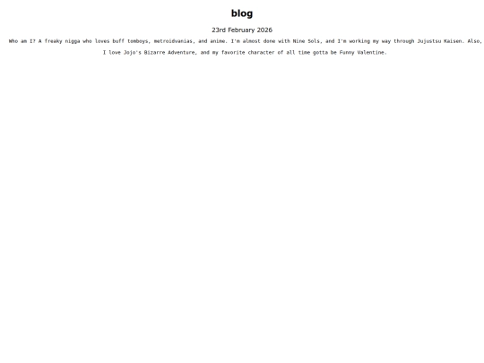 blog screenshot