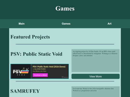 PortfGames screenshot