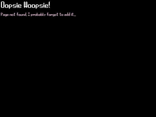 not_found screenshot