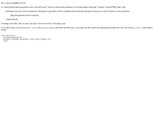 HTMLintermidate screenshot