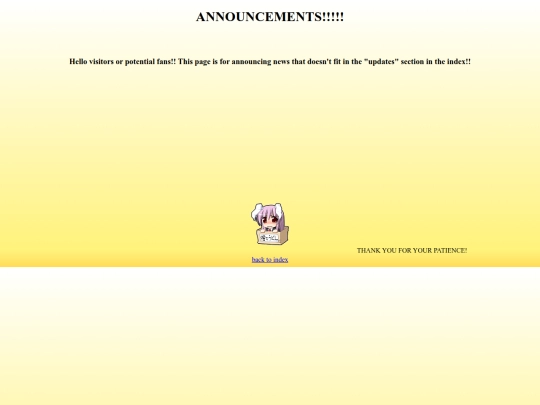 announce screenshot