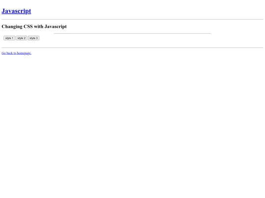 js/css screenshot