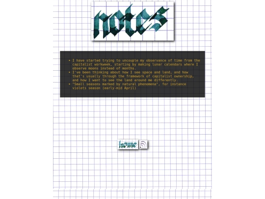 notes screenshot
