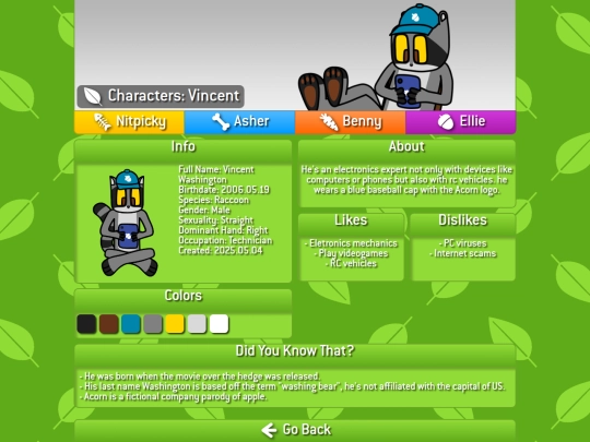 characters/racoon screenshot