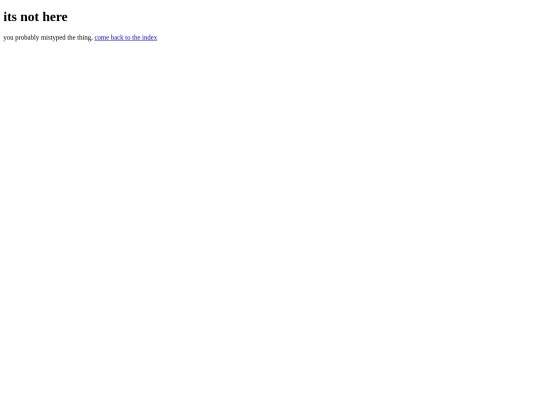 not_found screenshot