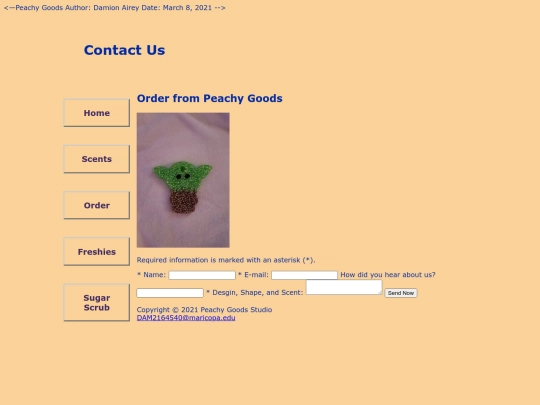 order screenshot