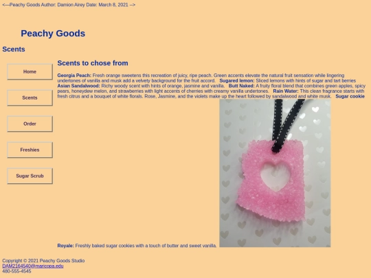scents screenshot