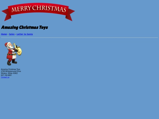 old_sites/christmasIndex screenshot