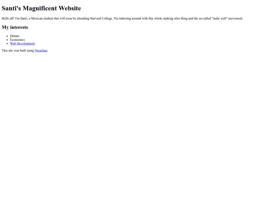 index screenshot