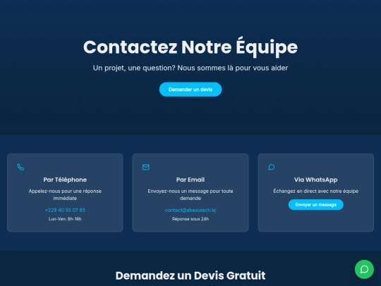 Mr/contact screenshot