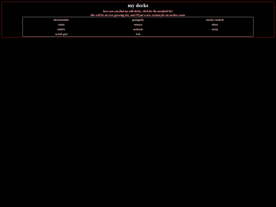 decks screenshot