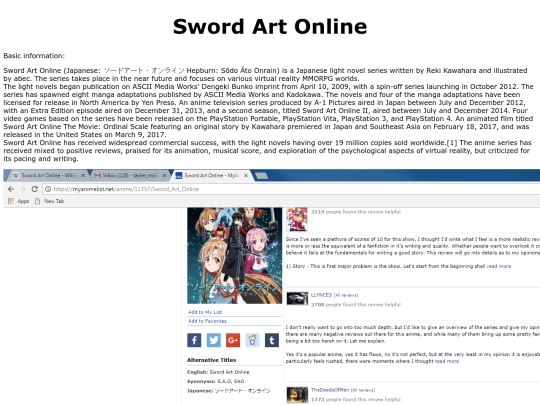 SwordArtOnline screenshot