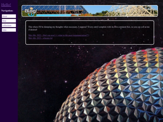 blog screenshot